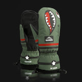 Monster Men Women Chidlren Winter Thermal Ladies Snowboard Ski Mittens Gloves Waterproof Warm Nandn Snow Outdoor Anti Slip Glove