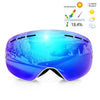 COPOZZ Brand Ski Goggles Double Lens UV400 Anti Fog Unisex Snowboard Ski Glasses With Night Vision Ski Lens Snow Eyewear Adult