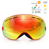 COPOZZ Brand Ski Goggles Double Lens UV400 Anti Fog Unisex Snowboard Ski Glasses With Night Vision Ski Lens Snow Eyewear Adult