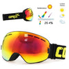 COPOZZ brand ski goggles double layers UV400 anti-fog big ski mask glasses skiing men women snow snowboard goggles GOG-201 Pro