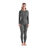 Naturehike Women's Ultra Soft Winter Base Layering Set Microfiber Fleece Thermal Underwear Long Johns Set with Fleece Lined
