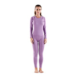 Naturehike Women's Ultra Soft Winter Base Layering Set Microfiber Fleece Thermal Underwear Long Johns Set with Fleece Lined